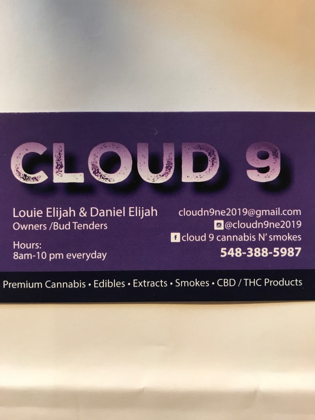 CLOUD 9 | 119 Bodkin Rd, Southwold, ON N0L 2G0, Canada | Phone: (548) 388-5987