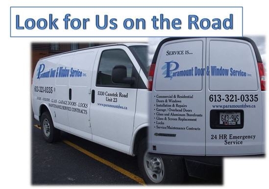 Paramount Door & Window Service | 6-2295 Stevenage Dr, Ottawa, ON K1G 3W1, Canada | Phone: (613) 321-0335