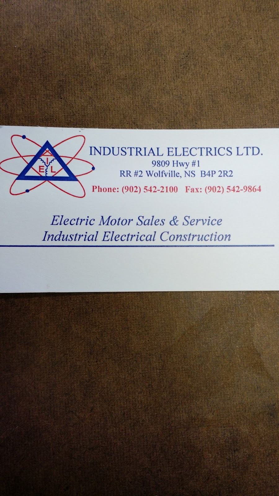 Industrial Electrics | 9809 Nova Scotia Trunk 1, Wolfville, NS B4P 2R2, Canada | Phone: (902) 542-2100