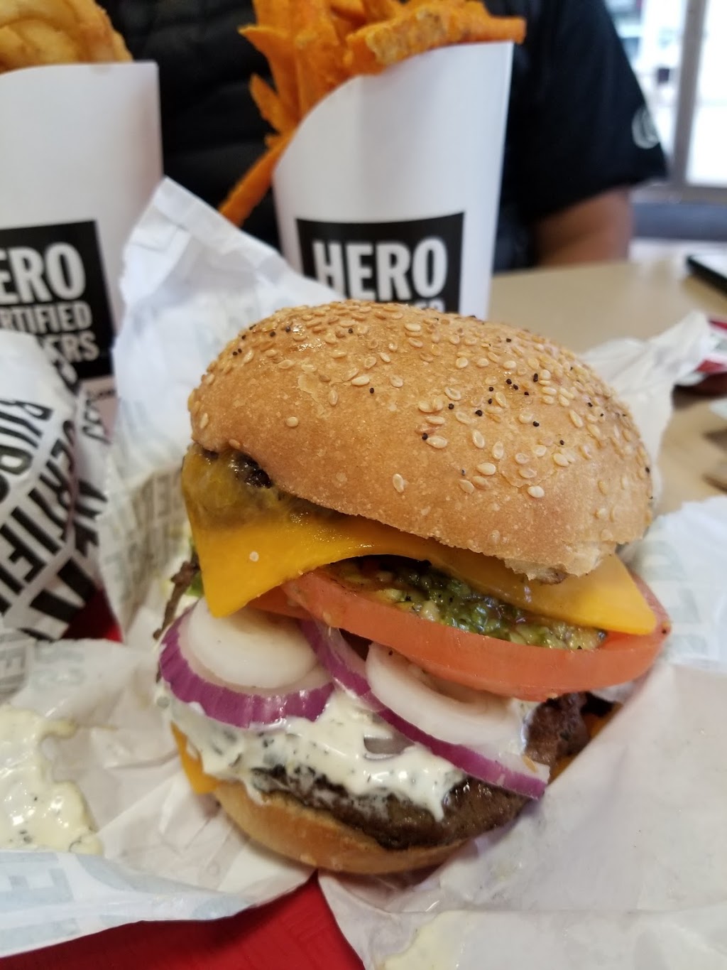 Hero Certified Burgers | Richmond Green Market Place, 10755 Leslie St #201a, Richmond Hill, ON L4S 0B2, Canada | Phone: (905) 780-8890
