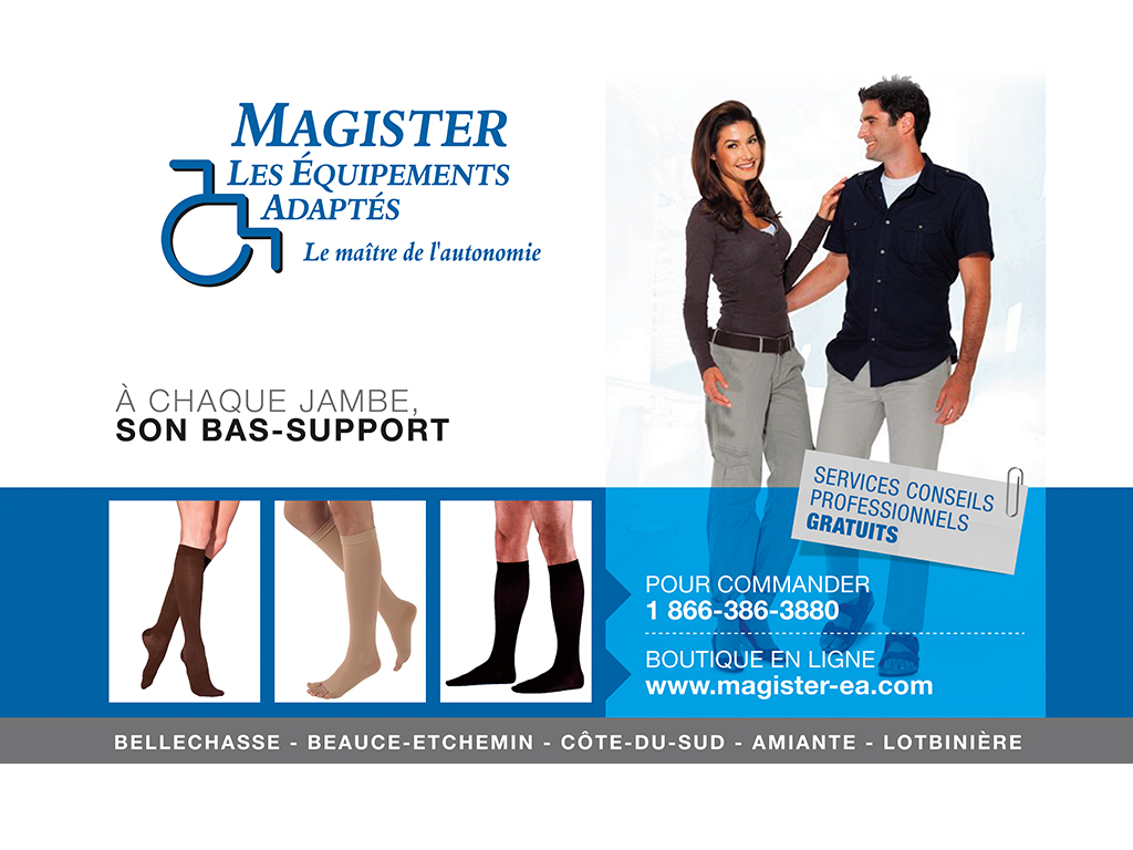 Equipements Adaptés Magister | 155 Boulevard Vachon N, Sainte-Marie, QC G6E 4G4, Canada | Phone: (418) 386-3880