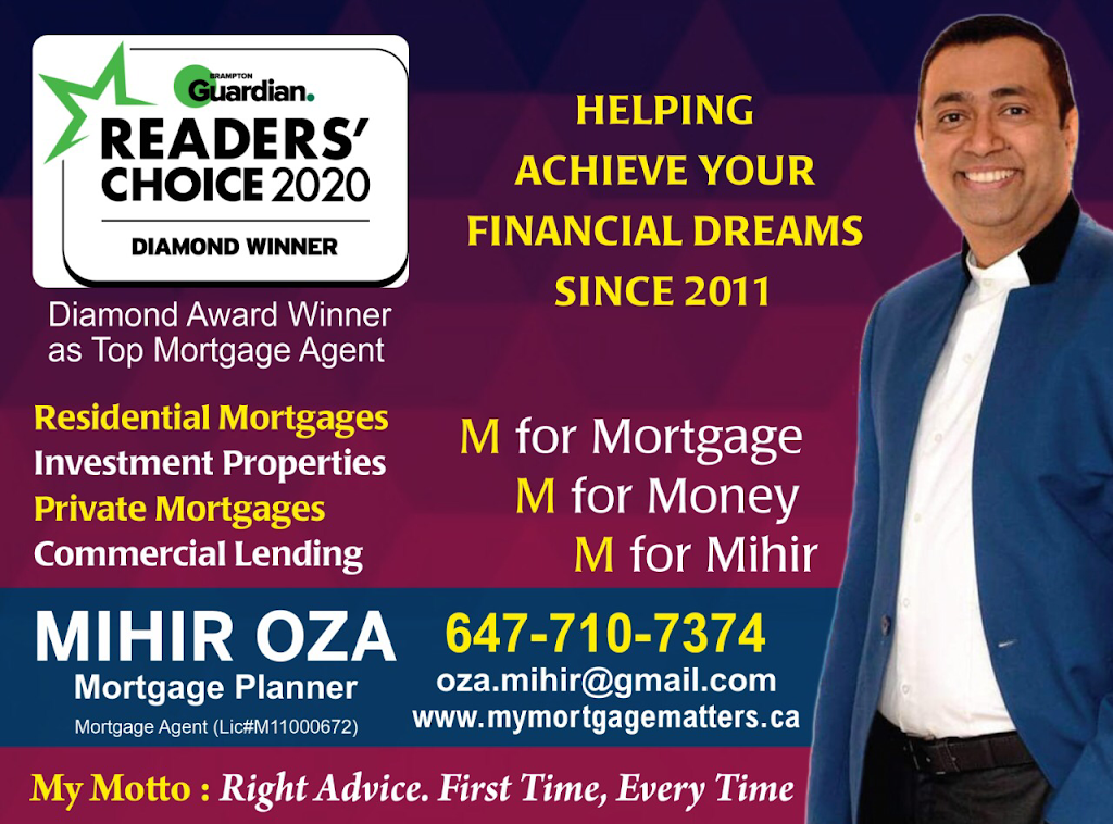My Mortgage Matters | 66 Antibes Dr, Brampton, ON L6X 0R8, Canada | Phone: (647) 710-7374