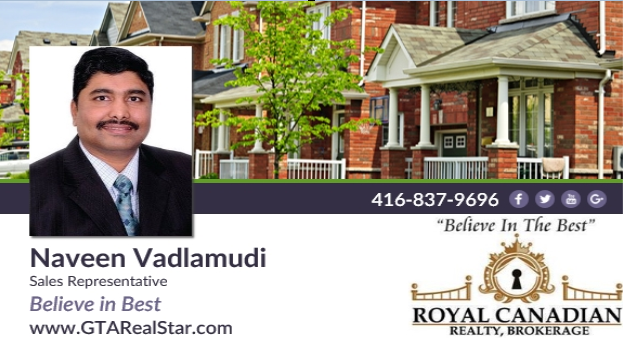 Naveen Vadlamudi - Realestate Broker | 3 Centre St Unit #3, Markham, ON L3P 3P9, Canada | Phone: (416) 837-9696