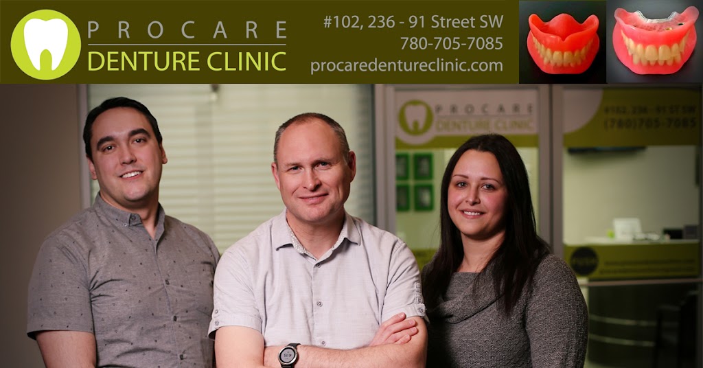 ProCare Denture Clinic | 236 91 St SW #102, Edmonton, AB T6X 0A9, Canada | Phone: (780) 705-7085