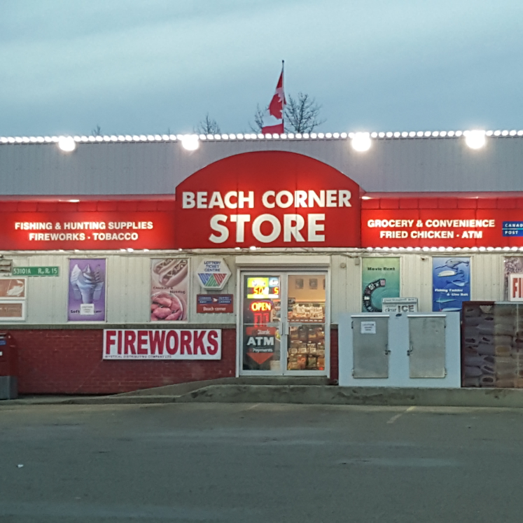 Beach Corner Store | 53101A Range Rd 15, Stony Plain, AB T7Y 2E4, Canada | Phone: (780) 963-2939