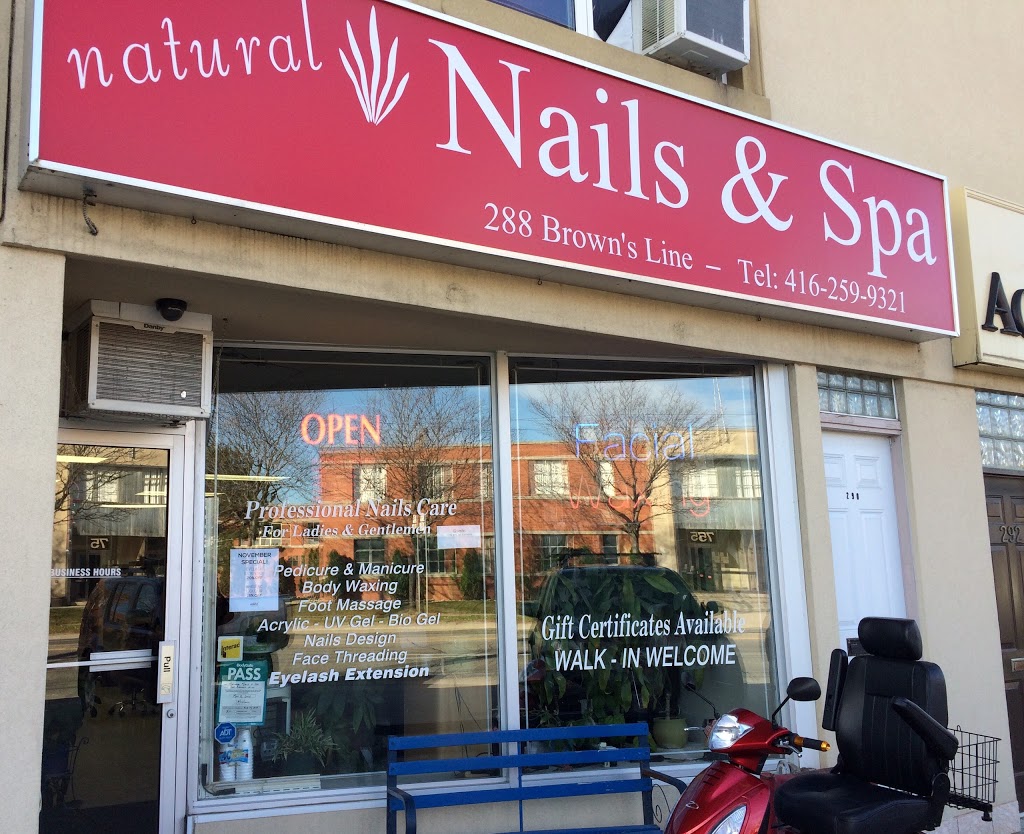 Natural Nails & Spa | 288 Browns Line, Etobicoke, ON M8W 3T5, Canada | Phone: (416) 259-9321