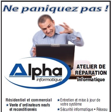 Alpha Informatique | 3613 Avenue des Églises, Charny, QC G6X 1X3, Canada | Phone: (418) 832-9900