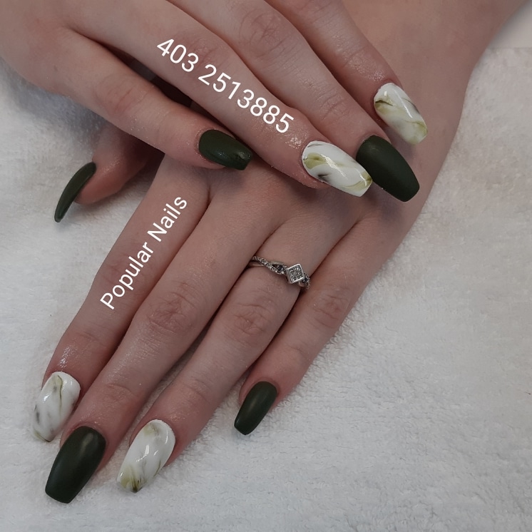 Popular Nails | 11432 Braeside Dr SW, Calgary, AB T2W 4X8, Canada | Phone: (403) 251-3885