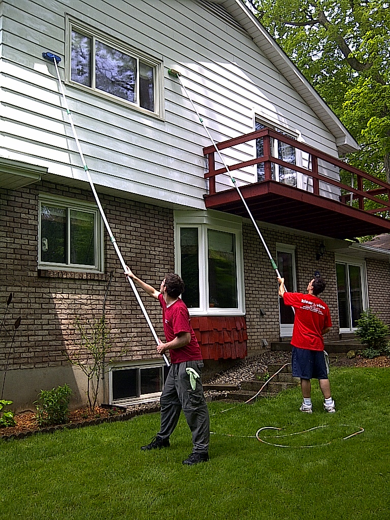 Klear View Window Cleaners | 12-1163 King Rd, Burlington, ON L7R 3X5, Canada | Phone: (905) 634-2882