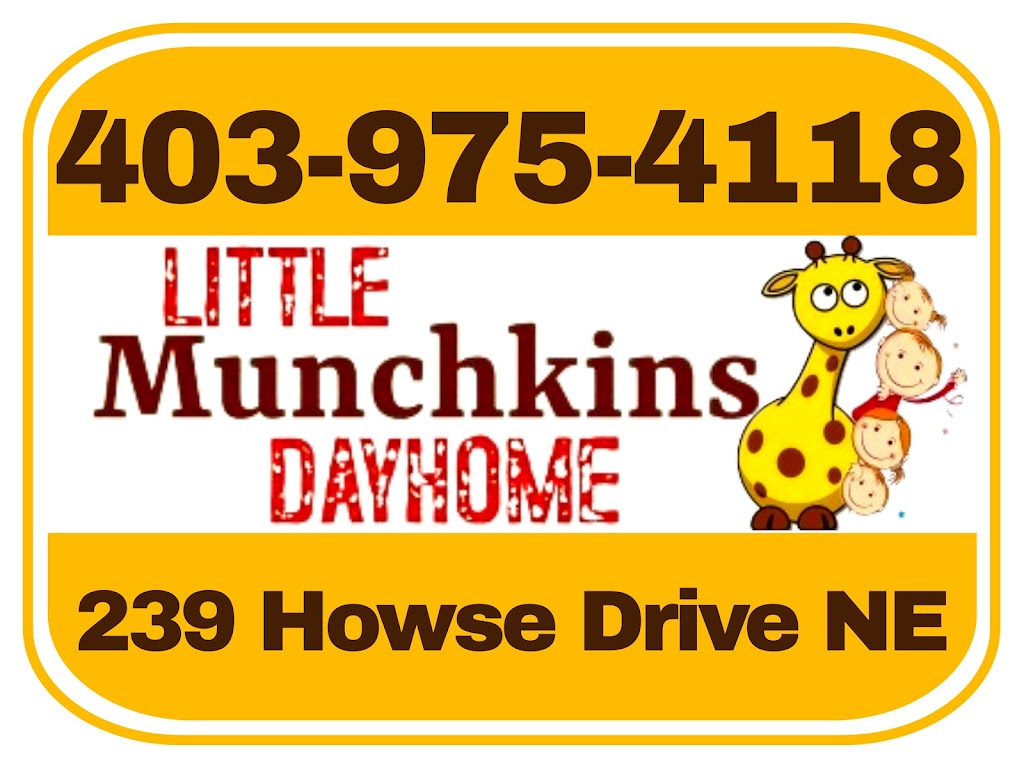 Little Munchkins Dayhome | 239 Howse Dr NE, Calgary, AB T3P 1K4, Canada | Phone: (403) 975-4118