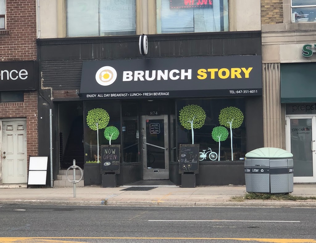 Cafe Brunch Story | 874 Eglinton Ave E, East York, ON M4G 2L1, Canada | Phone: (647) 351-6011