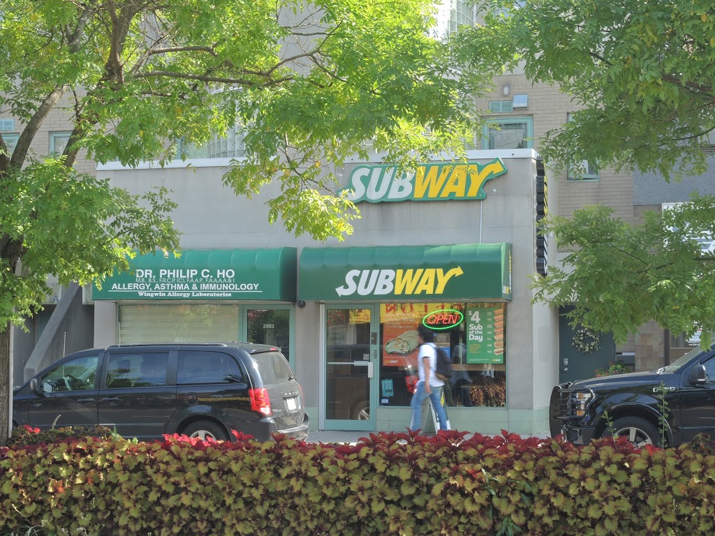 Subway | 2985 Bloor St W, Toronto, ON M8X 1C1, Canada | Phone: (647) 748-7827