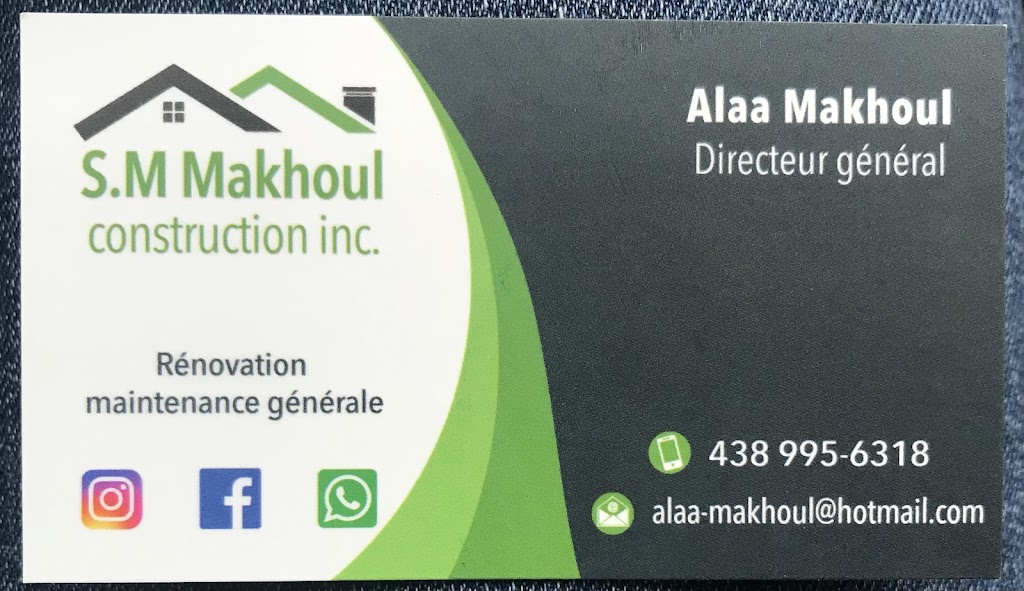 S.m makhoul construction inc | 796 Rue Fleury, Laval, QC H7P 4E1, Canada | Phone: (438) 995-6318