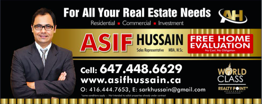 Asif Hussain | Mississauga Real Estate Agent | 207-5805 Whittle Rd, Mississauga, ON L4Z 1P2, Canada | Phone: (647) 230-3333