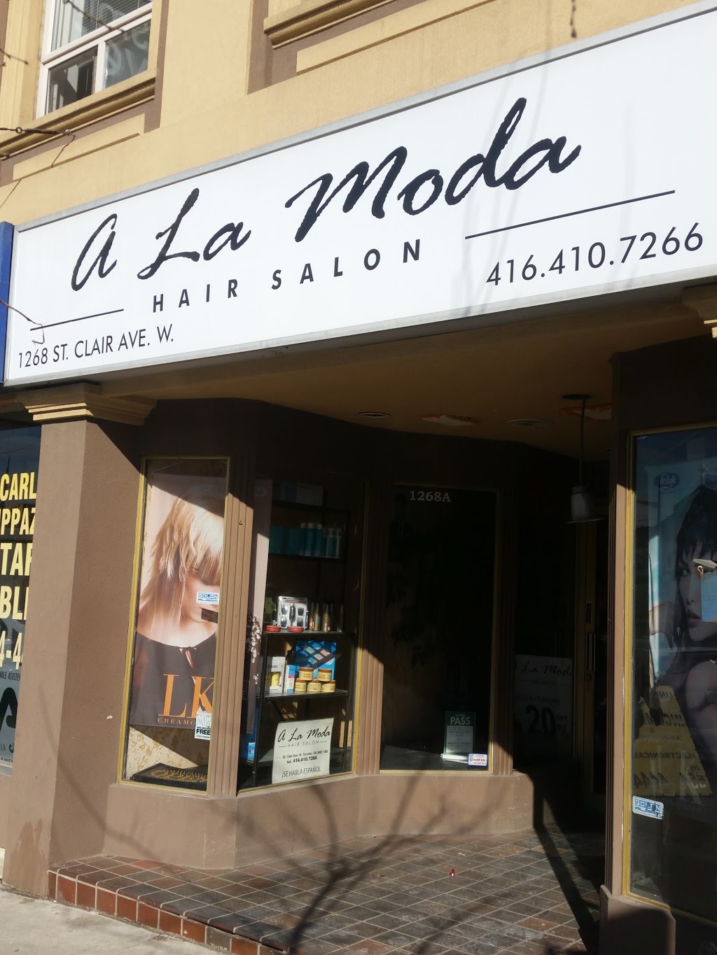 A La Moda Hair Salon | 1268 St Clair Ave W, Toronto, ON M6E 1B9, Canada | Phone: (416) 410-7266