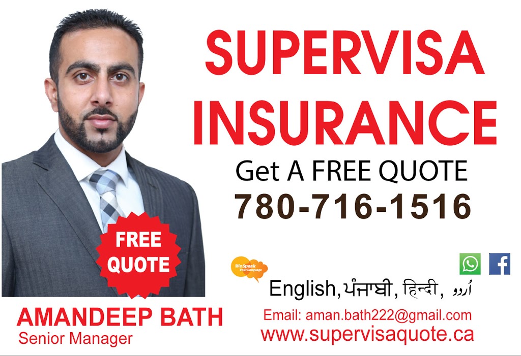 SUPER VISA TRAVEL VISITORS INSURANCE (supervisa insurance Edmont | 3236-15 AVENUE NW, Edmonton, AB T6T 0V2, Canada | Phone: (780) 935-1000