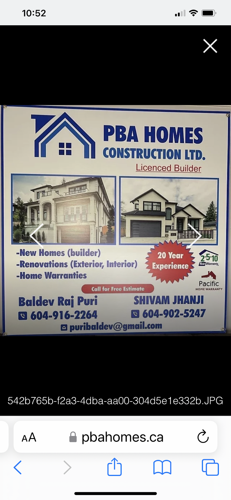 PBA HOMES CONSTRUCTION LTD | 11962 96A Ave, Surrey, BC V3V 2A6, Canada | Phone: (604) 916-2264