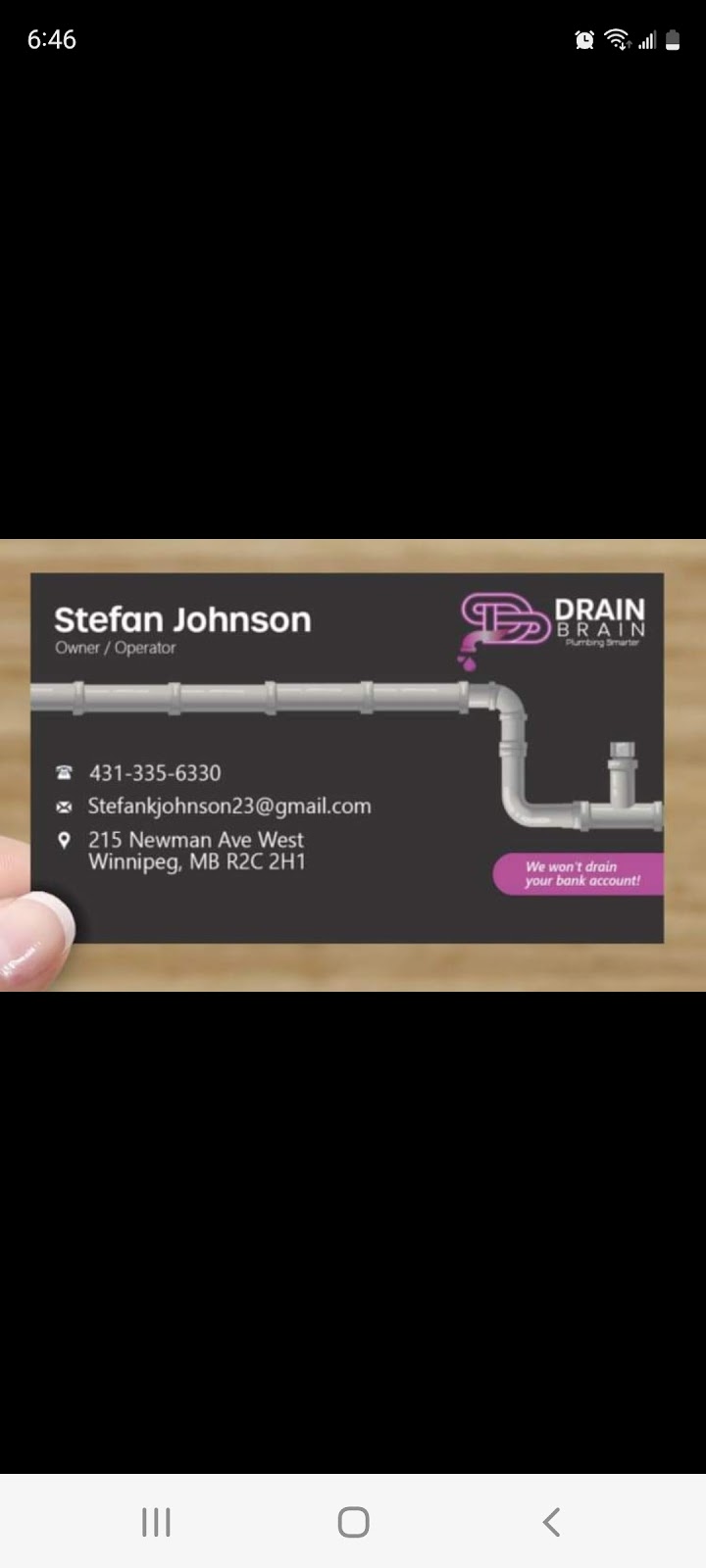 Drain Brain Sewer Services | 215 Newman Ave W, Winnipeg, MB R2C 2H1, Canada | Phone: (431) 335-6330