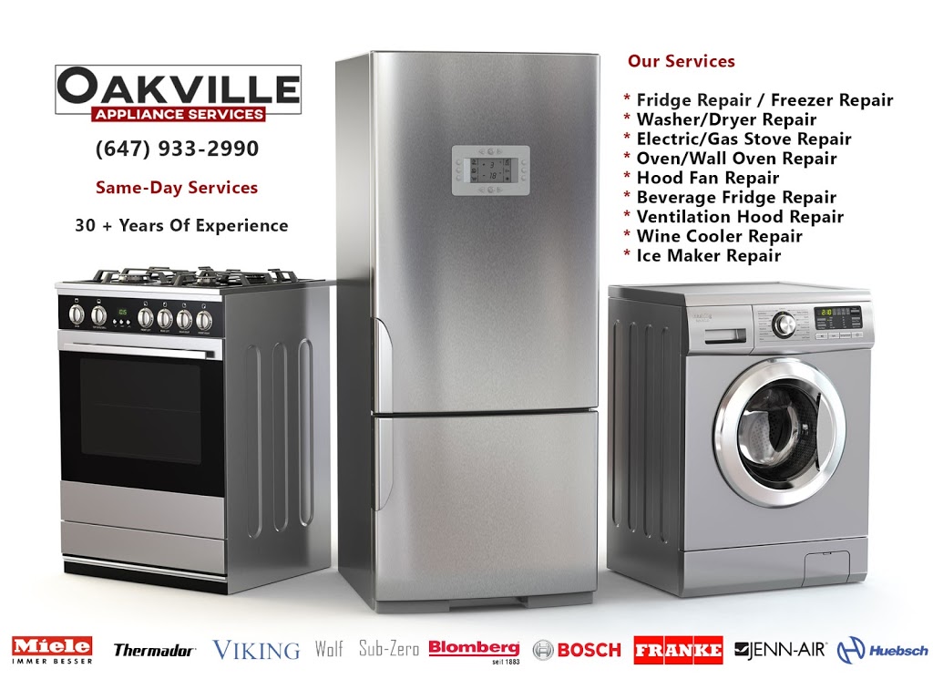 Oakville Appliance Repair Services | 1300 Cornwall Rd Suite 201, Oakville, ON L6J 7W5, Canada | Phone: (289) 809-5340