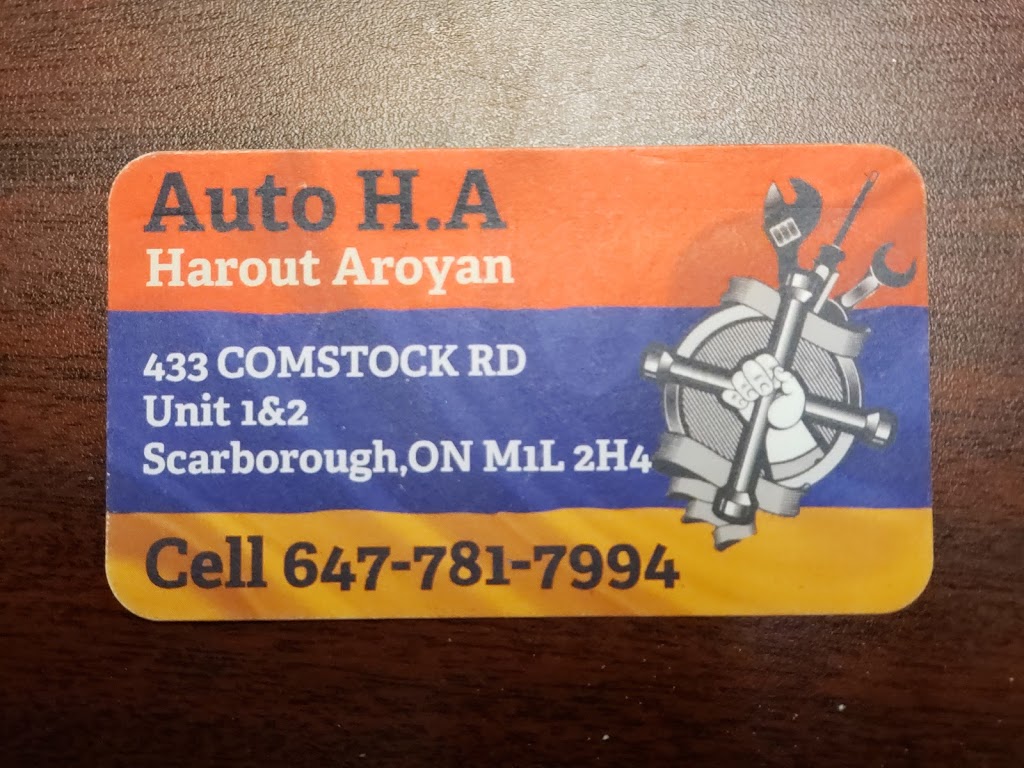 Auto H.A. | 433 Comstock Rd Unit 1 & 2, Scarborough, ON M1L 2H4, Canada | Phone: (647) 781-7994