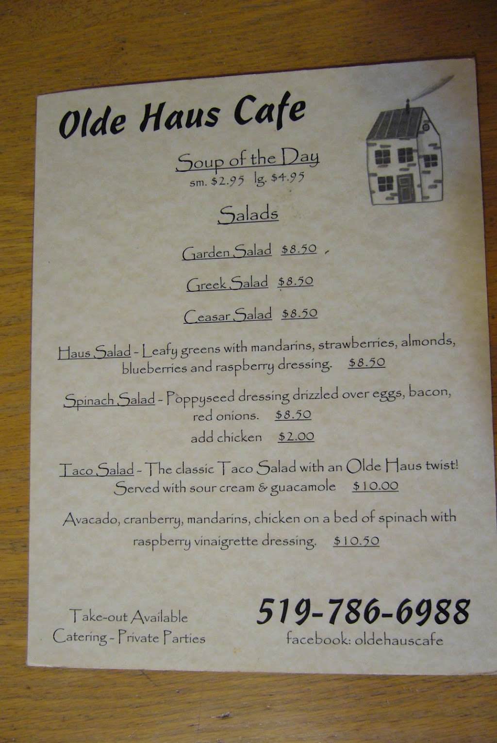 Olde House Cafe | 17 King St E, Forest, ON N0N 1J0, Canada | Phone: (519) 786-6988