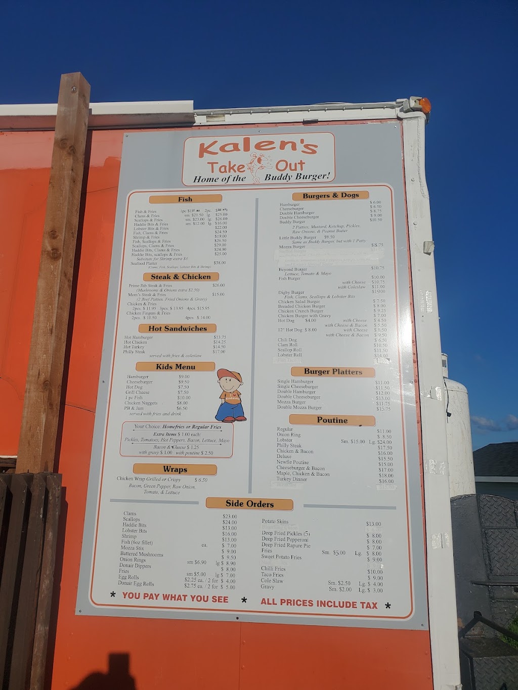 Kalens Takeout | 315 NS-303, Digby, NS B0V 1A0, Canada | Phone: (902) 378-2790