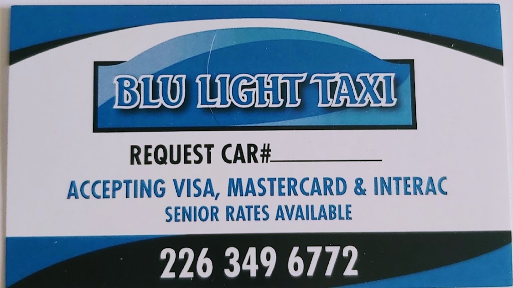 Blu Light Taxi Company | 442 Palmerston St S, Sarnia, ON N7T 3P3, Canada | Phone: (226) 349-6772