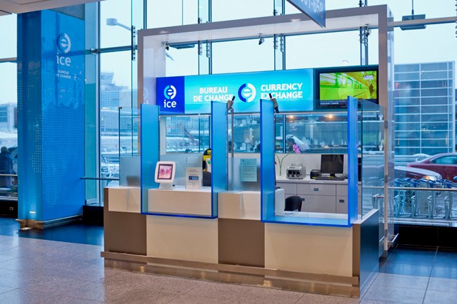 ICE International Currency Exchange | Montréal-Pierre Elliott Trudeau International Airport, 975 boul. Roméo-Vachon N, Dorval, QC H4Y 1H1, Canada | Phone: (514) 828-0068