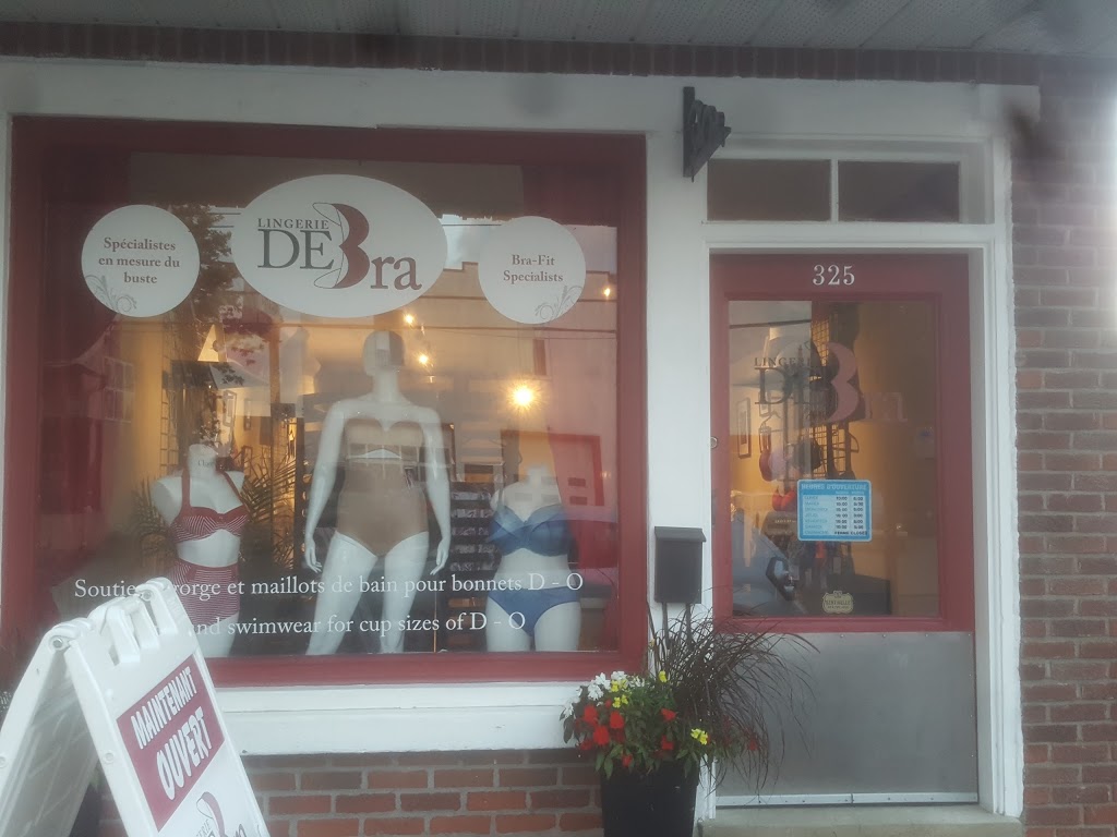 Lingerie DEBra - Pointe Claire | 325 Chemin du Bord-du-Lac, Pointe-Claire, QC H9S 4L6, Canada | Phone: (514) 505-9040