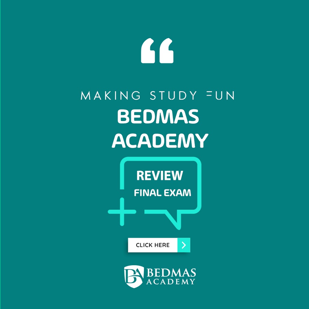 BEDMAS ACADEMY | 18 Bon Echo Crescent, Kanata, ON K2M 2W5, Canada | Phone: (613) 501-2728