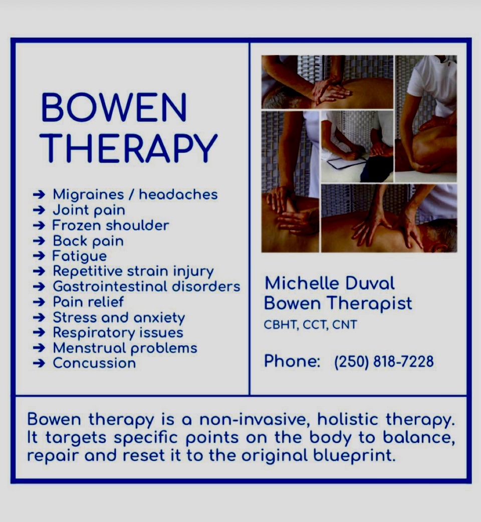 Whole Body Bowen | 847 Parklands Dr, Victoria, BC V9A 4L4, Canada | Phone: (250) 818-7218