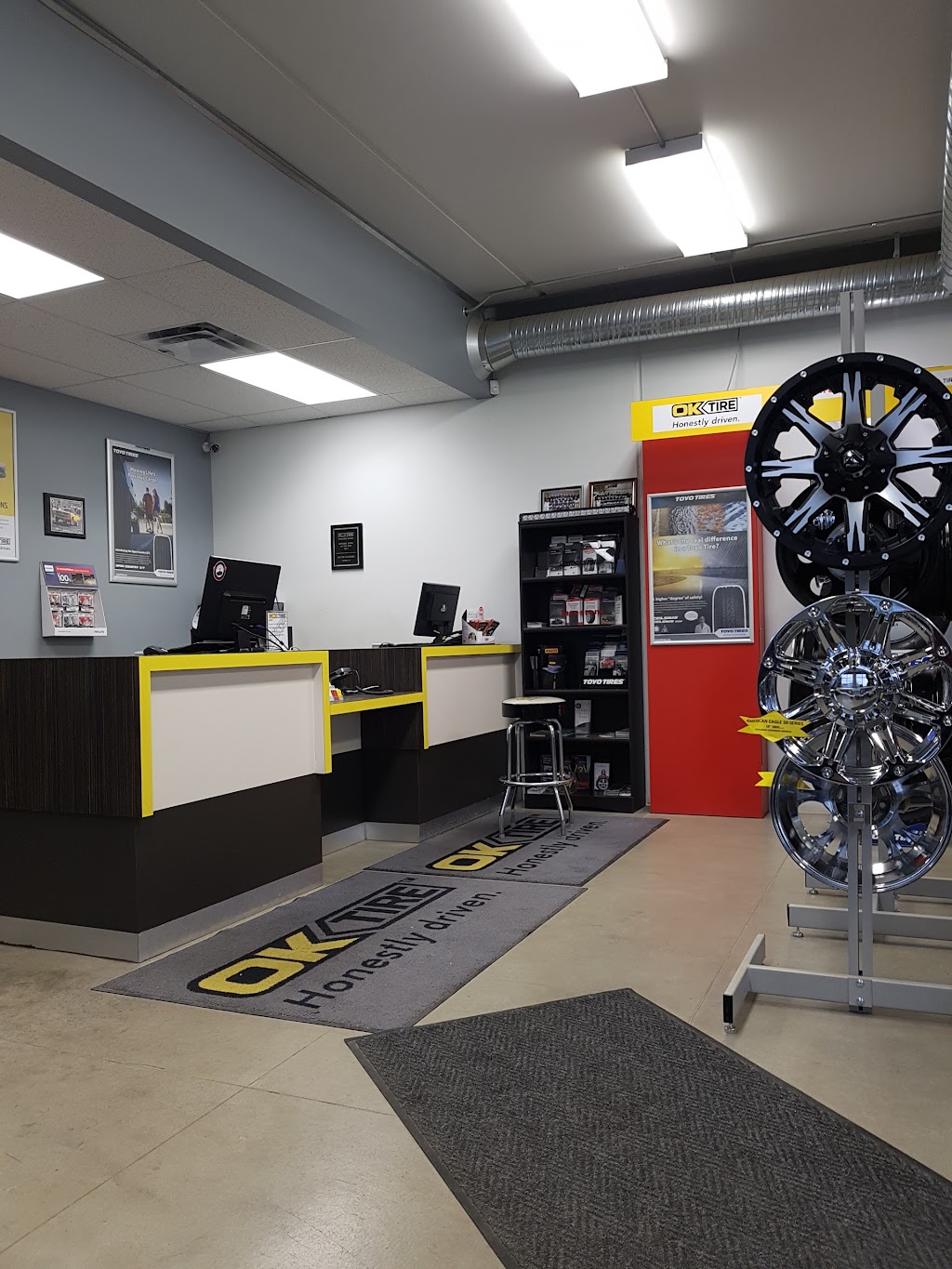 OK Tire | 5202A Wolf Creek Dr, Lacombe, AB T4L 2G6, Canada | Phone: (403) 782-0444