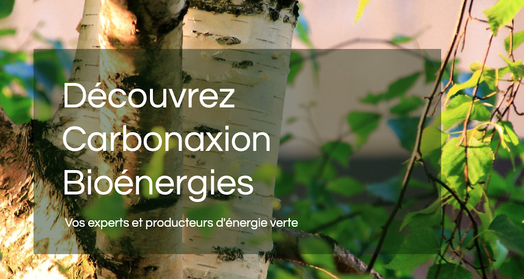 Carbonaxion Bioénergies (Bureau Capitale-Nationale) | 438 Bd Jacques Cartier Bureau 200, Shannon, QC G0A 4N1, Canada | Phone: (514) 781-1797