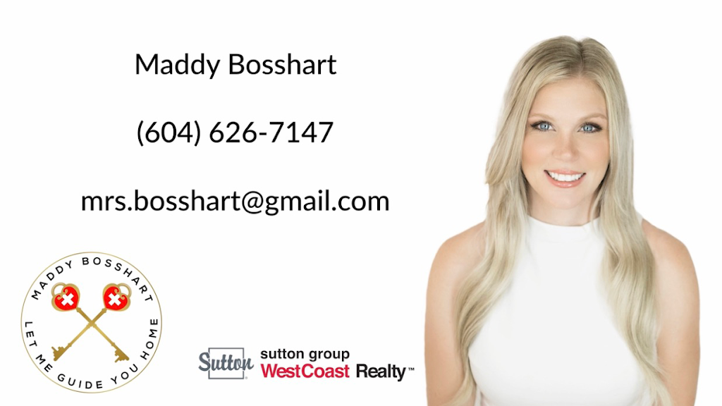 Maddy Bosshart Real Estate | 11670 248 St, Maple Ridge, BC V4R 1H6, Canada | Phone: (604) 626-7147