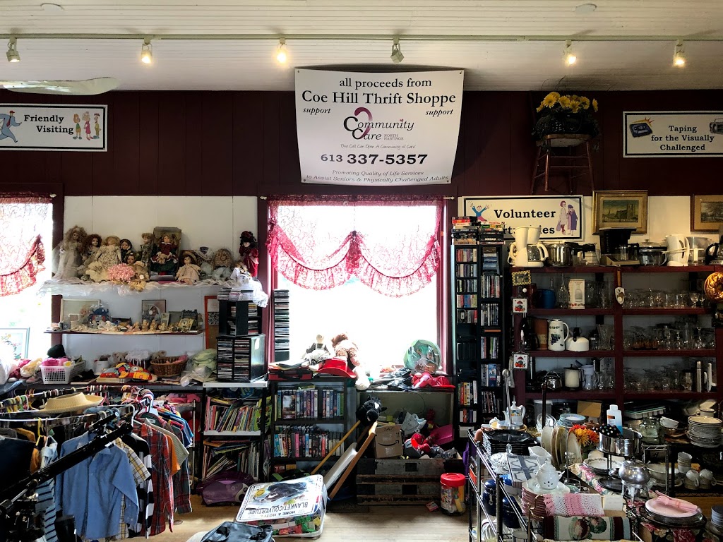 Coe Hill Community Thrift Shop | 2149 Hwy 620, Coe Hill, ON K0L 1P0, Canada | Phone: (613) 337-5274