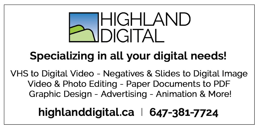 Highland Digital | 135 Highland Dr RR1, Markdale, ON N0C 1H0, Canada | Phone: (647) 381-7724