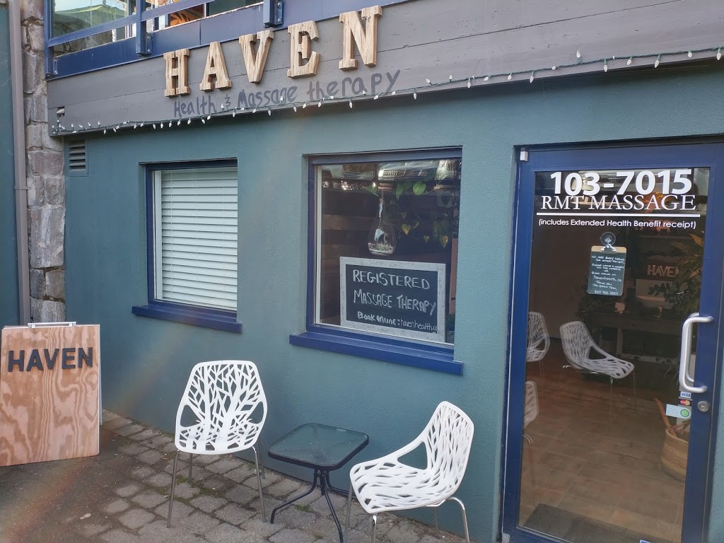 HAVEN Health & Massage Therapy | 103-7015 Nesters Rd, Whistler, BC V0N 1B7, Canada | Phone: (604) 935-3883