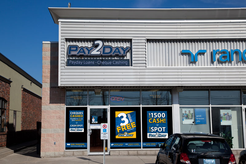 PAY2DAY | 2456 Queen St E Unit #1, Brampton, ON L6S 5X9, Canada | Phone: (905) 789-9444