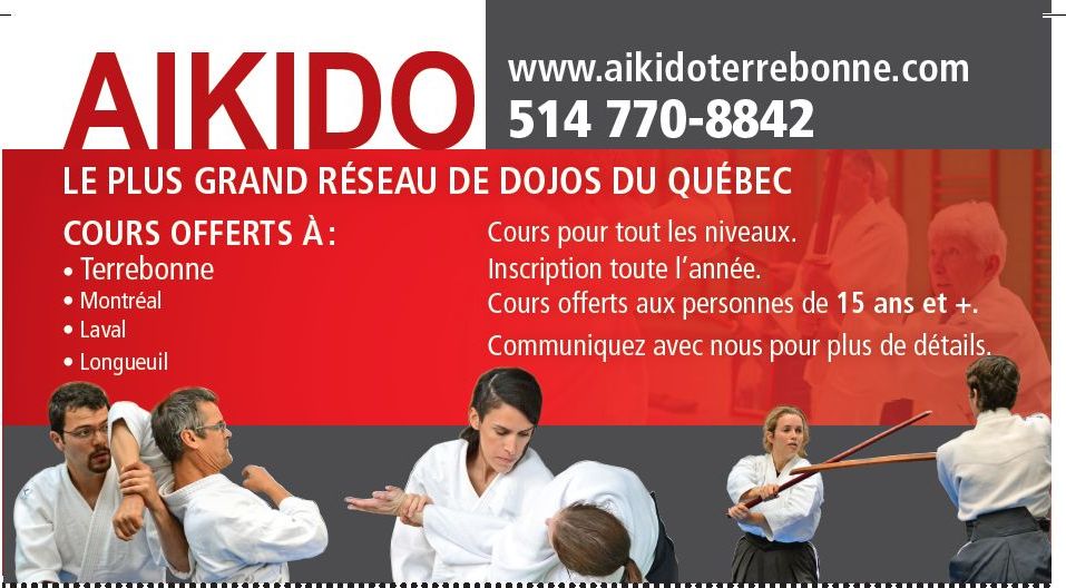 Aikido Canada - Art Martial A Montreal Et Laval | 103 Bd de la Concorde O, Laval, QC H7N 1H8, Canada | Phone: (514) 770-8842