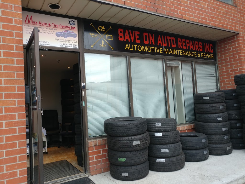 Max Auto & Tire Centre | 18, 250 Regina Rd #17, Woodbridge, ON L4L 8N2, Canada | Phone: (416) 824-8900