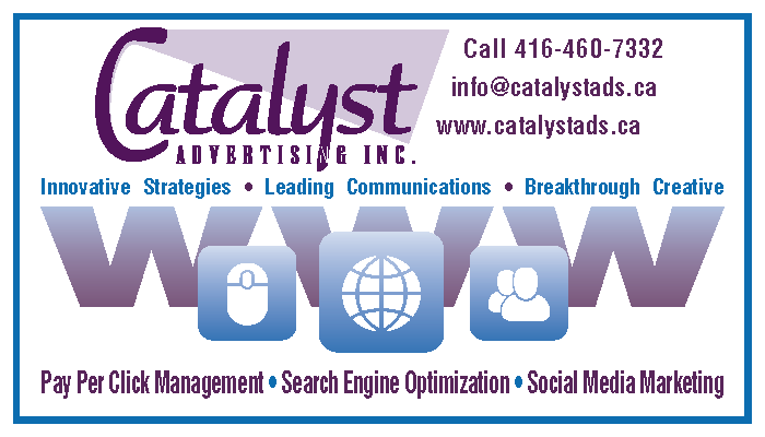 Catalyst Advertising Inc | 18 Arlington Dr, Keswick, ON L4P 4H4, Canada | Phone: (416) 460-7332