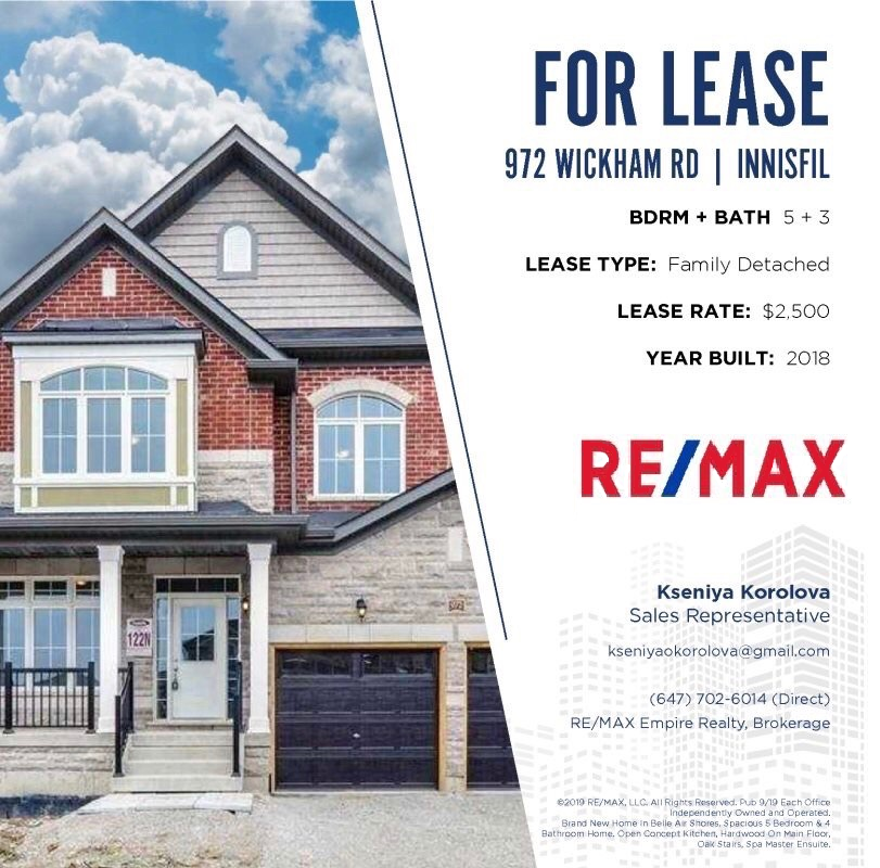 Kseniya Korolova RE/MAX Metropolis Realty Brokerage | 8321 Kennedy Rd Unit 92, Markham, ON L3R 5N4, Canada | Phone: (647) 702-6014