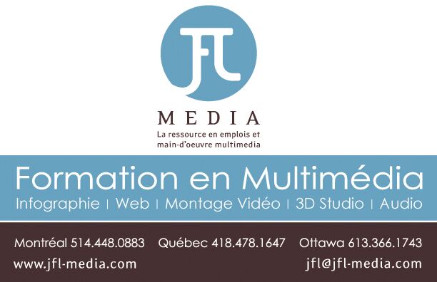 JFL Media Formation | 770 Rue des Peupliers E, Québec, QC G1R 2B5, Canada | Phone: (418) 478-1647