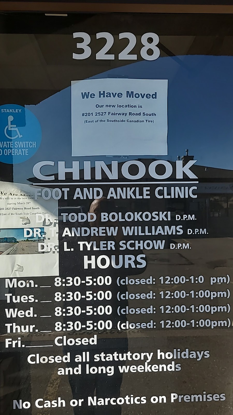 Chinook Foot & Ankle Clinic | 2527 Fairway Rd S Unit 201, Lethbridge, AB T1K 5V4, Canada | Phone: (403) 331-3338