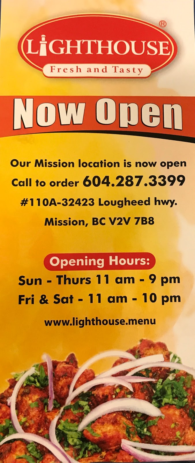 Lighthouse Fresh and Tasty | #110A-32423, Mission, BC, lougheed hwy, Mission, BC V2V 7B8, Canada | Phone: (604) 287-3399