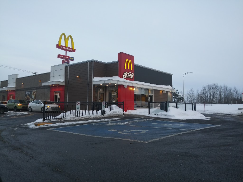 McDonalds | 481 Avenue Taniata, Saint-Romuald, QC G6W 5M6, Canada | Phone: (418) 834-1265