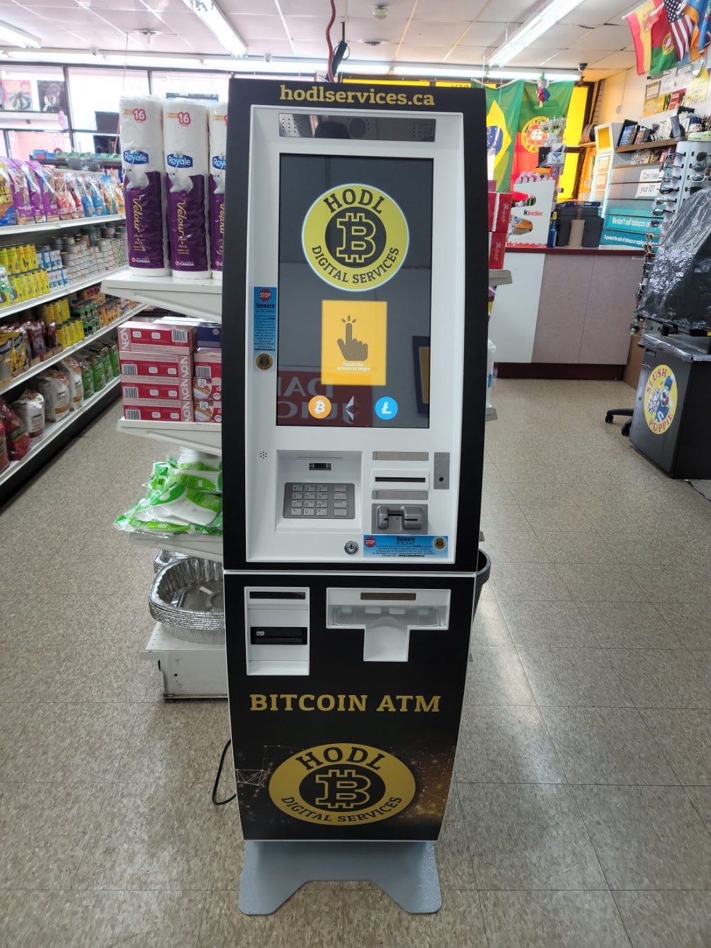 HODL Bitcoin ATM - Busy Bee Convenience | 29 Delawana Dr, Hamilton, ON L8E 1G3, Canada | Phone: (416) 840-5444