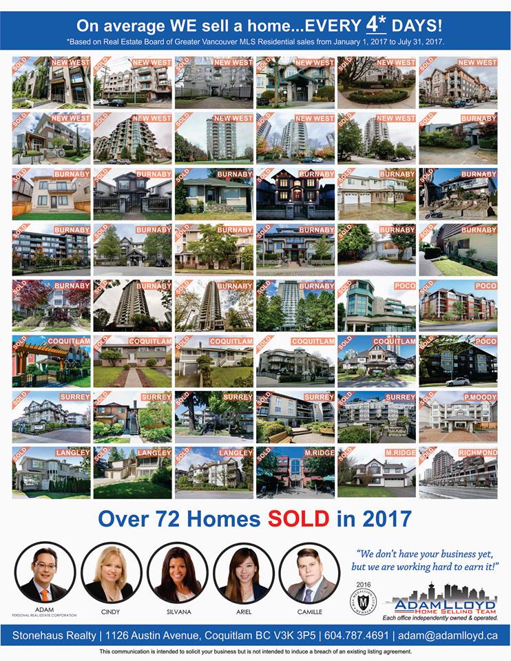 Adam Lloyd Home Selling Team | Best Real Estate Agent | 1126 Austin Ave Suite A, Coquitlam, BC V3K 3P5, Canada | Phone: (604) 492-5000