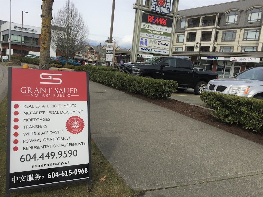 Grant Sauer Notary Public | 8880 202 St. #5B, Langley, BC V1M 4E7, Canada | Phone: (604) 449-9590