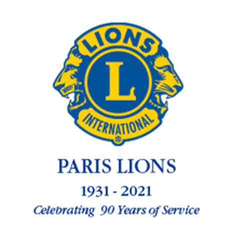 Lions Club of Paris | 139 Silver St, Paris, ON N3L 3E7, Canada | Phone: (519) 755-9277